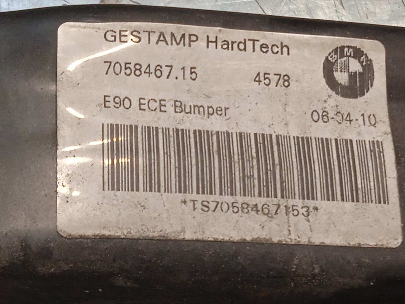Recambio de refuerzo paragolpes trasero para bmw serie 3 touring (e91) 320d referencia OEM IAM 7058467  51127058467