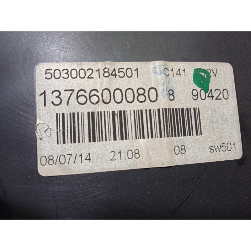 Recambio de cuadro instrumentos para peugeot bipper 1.3 16v hdi fap referencia OEM IAM 1376600080  