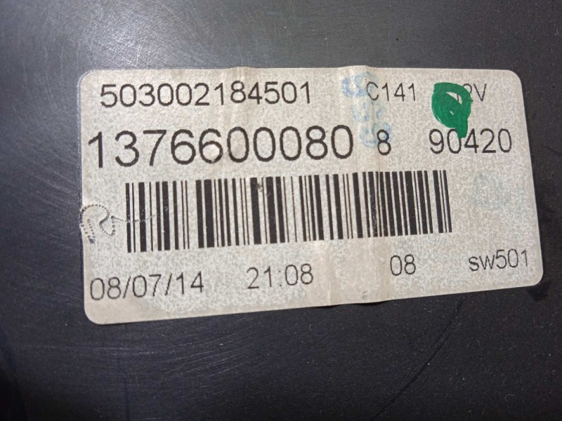 Recambio de cuadro instrumentos para peugeot bipper 1.3 16v hdi fap referencia OEM IAM 1376600080  