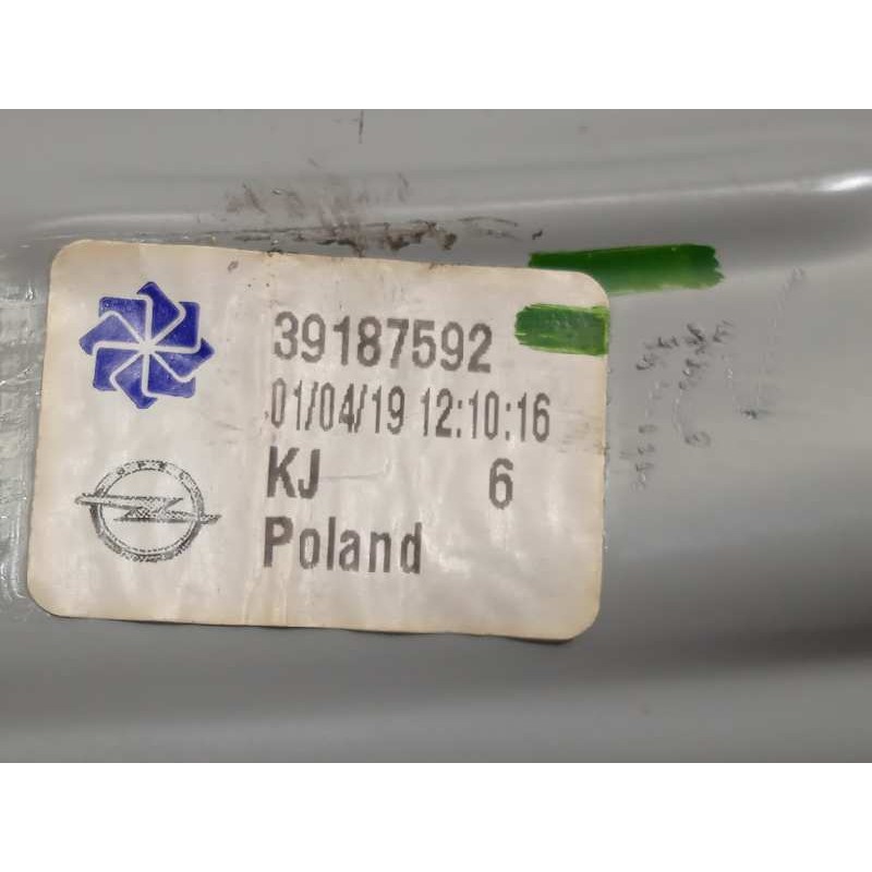 Recambio de elevalunas trasero derecho para opel crossland x 1.5 cdti dpf referencia OEM IAM 39187592  98830P1M21