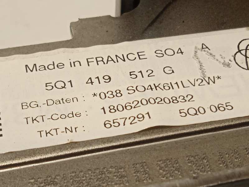 Recambio de columna direccion para volkswagen t-roc advance referencia OEM IAM 5Q1419512G  