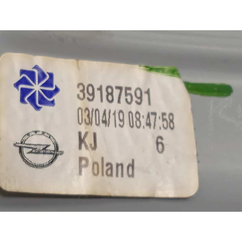 Recambio de elevalunas trasero izquierdo para opel crossland x 1.5 cdti dpf referencia OEM IAM 39187591  98840P1M21