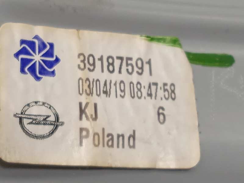 Recambio de elevalunas trasero izquierdo para opel crossland x 1.5 cdti dpf referencia OEM IAM 39187591  98840P1M21