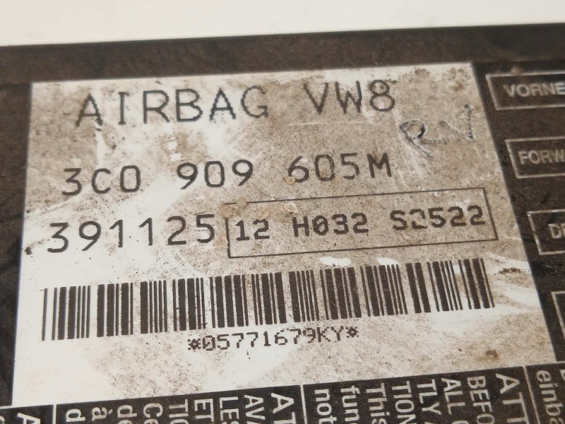 Recambio de centralita airbag para volkswagen passat berlina (3c2) 2.0 tdi referencia OEM IAM 3C0909605M  3C0909605M00B