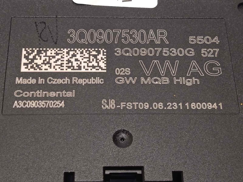 Recambio de modulo electronico para volkswagen passat variant (cb5) 2.0 bluemotion referencia OEM IAM 3Q0907530AR  