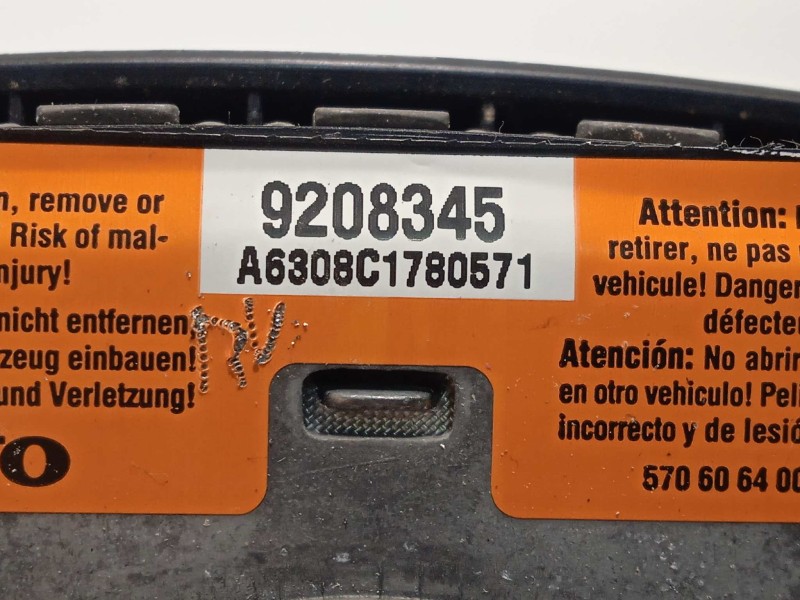 Recambio de airbag delantero izquierdo para volvo s60 berlina 2.4 d referencia OEM IAM 9208345  