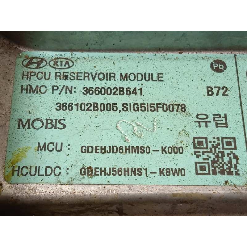 Recambio de convertidor potencia para kia niro referencia OEM IAM 366102B005  