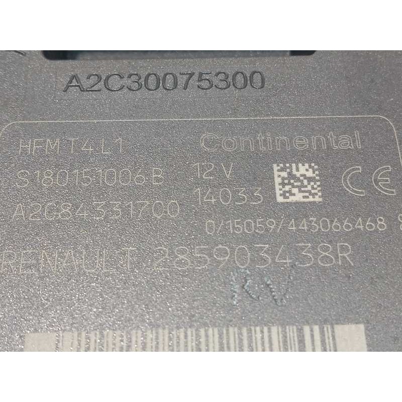 Recambio de conmutador de arranque para renault clio iv authentique referencia OEM IAM 285903438R  A2C84331700