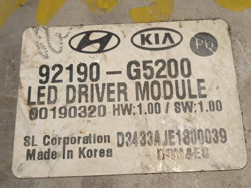Recambio de centralita faros xenon para kia niro referencia OEM IAM 92190G5200  