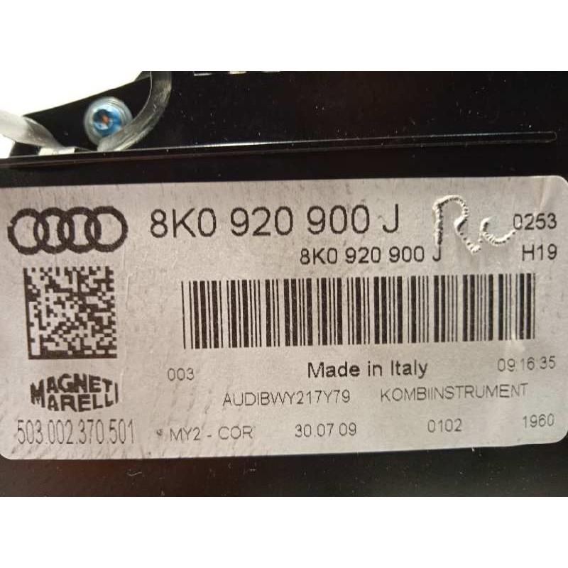 Recambio de cuadro instrumentos para audi a4 avant (8k5) (2008) 2.0 16v tdi referencia OEM IAM 8K0920900J  8K0920900K