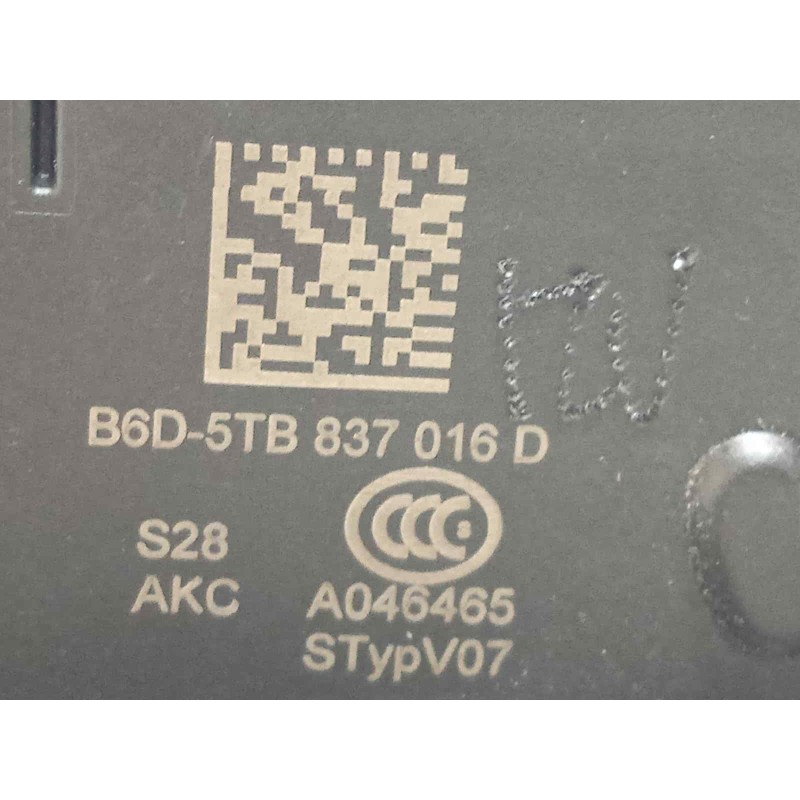 Recambio de cerradura puerta delantera derecha para volkswagen arteon (3h8) 2.0 ltr tfsi referencia OEM IAM 5TB837016D  