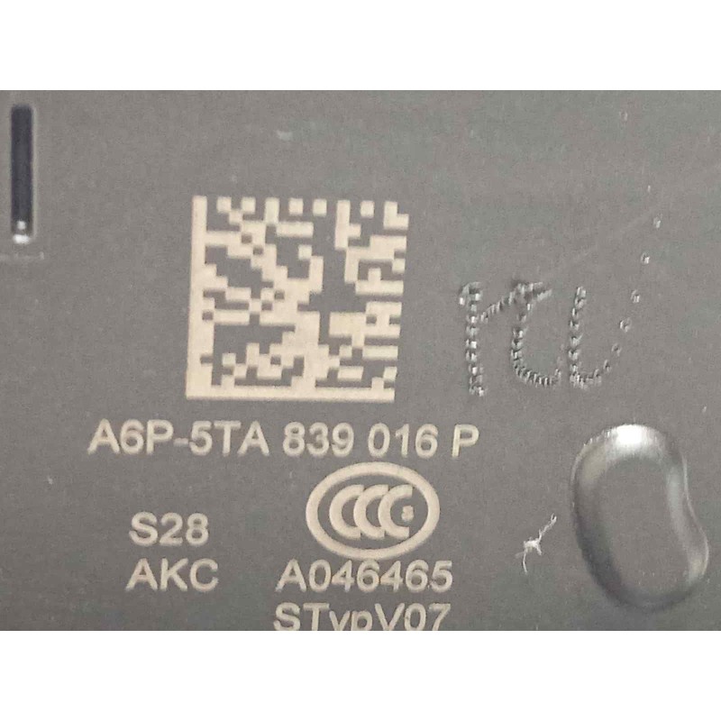 Recambio de cerradura puerta trasera derecha para volkswagen arteon (3h8) 2.0 ltr tfsi referencia OEM IAM 5TA839016P  