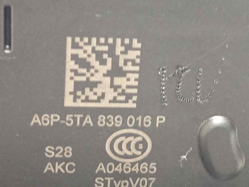 Recambio de cerradura puerta trasera derecha para volkswagen arteon (3h8) 2.0 ltr tfsi referencia OEM IAM 5TA839016P  