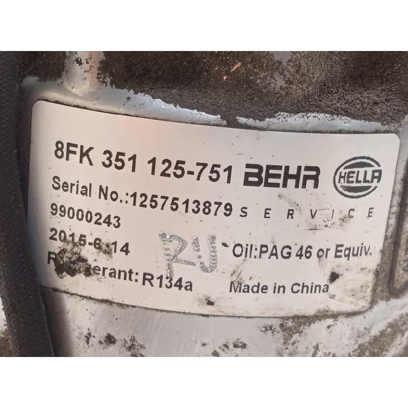 Recambio de compresor aire acondicionado para seat alhambra (7v9) 2.0 tdi referencia OEM IAM 8FK351125  99000243