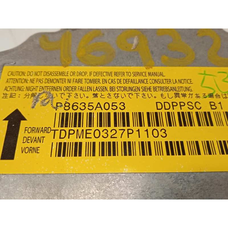 Recambio de centralita airbag para mitsubishi outlander (cw0) 2.0 di-d cat referencia OEM IAM P8635A053  8635A053