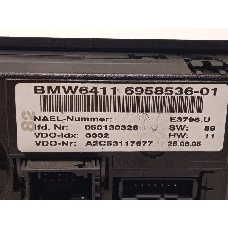 Recambio de mando climatizador para bmw serie 3 berlina (e90) 320d referencia OEM IAM 64116958536  