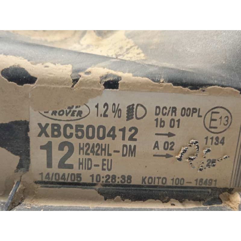 Recambio de faro izquierdo para land rover discovery 2.7 td v6 cat referencia OEM IAM XBC500412  