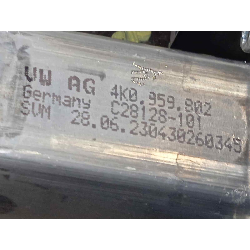 Recambio de elevalunas trasero izquierdo para volkswagen arteon (3h8) 2.0 ltr tfsi referencia OEM IAM 3G8839461B  4K0959802
