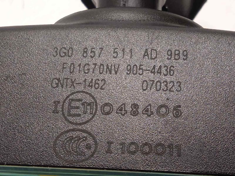 Recambio de espejo interior para volkswagen arteon (3h8) 2.0 ltr tfsi referencia OEM IAM 3G0857511AD  3G0857511AD9B9