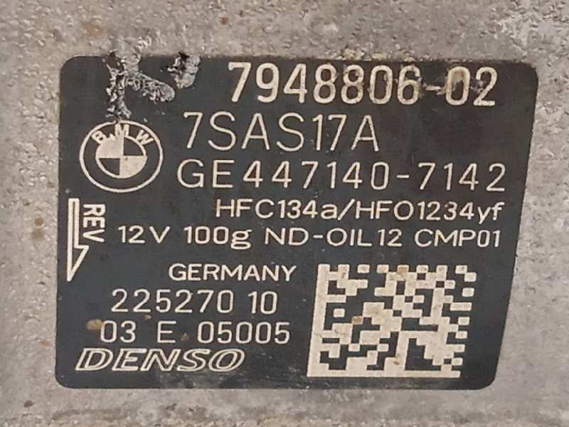 Recambio de compresor aire acondicionado para bmw serie x4 (g02) m40d referencia OEM IAM 7948806 64527948806 4471407142