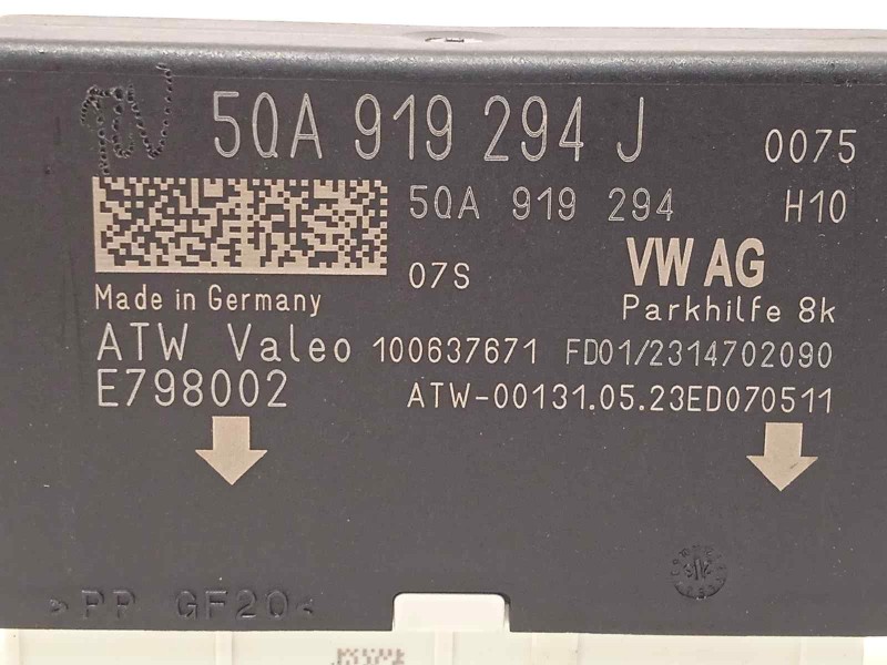 Recambio de modulo electronico para volkswagen passat variant (cb5) 2.0 bluemotion referencia OEM IAM 5QA919294J  