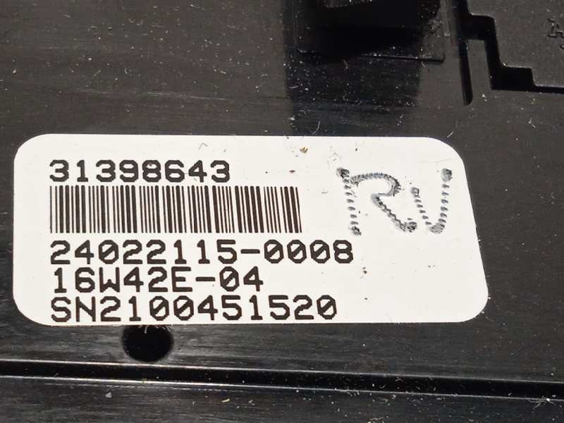 Recambio de mando multifuncion para volvo v40 cross country 2.0 diesel cat referencia OEM IAM 31398643  