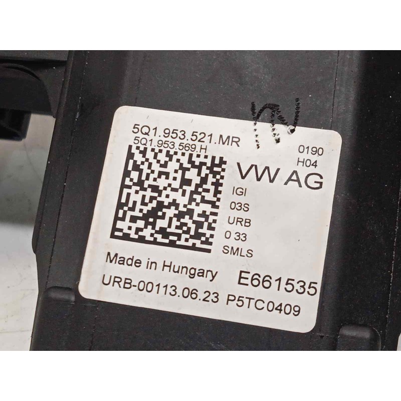 Recambio de mando intermitentes para volkswagen arteon (3h8) 2.0 ltr tfsi referencia OEM IAM 5Q1953521MR  5Q1953502CH