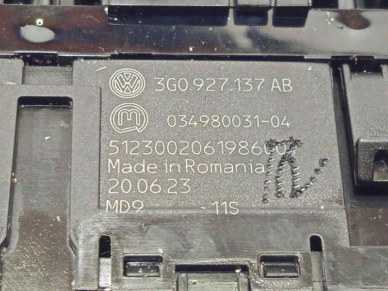 Recambio de mando multifuncion para volkswagen arteon (3h8) 2.0 ltr tfsi referencia OEM IAM 3G0927137AB  3G0927137ABWZU