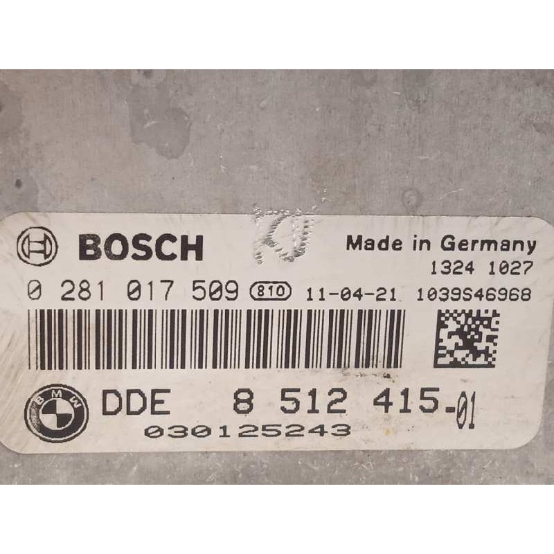 Recambio de centralita motor uce para mini mini (r56) cooper d referencia OEM IAM 8512415  0281017509