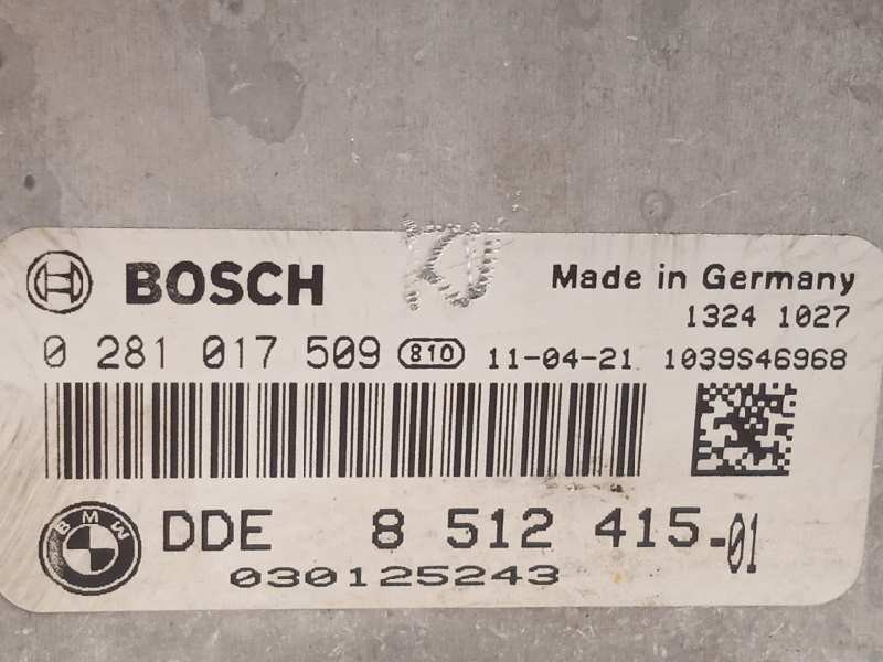 Recambio de centralita motor uce para mini mini (r56) cooper d referencia OEM IAM 8512415  0281017509