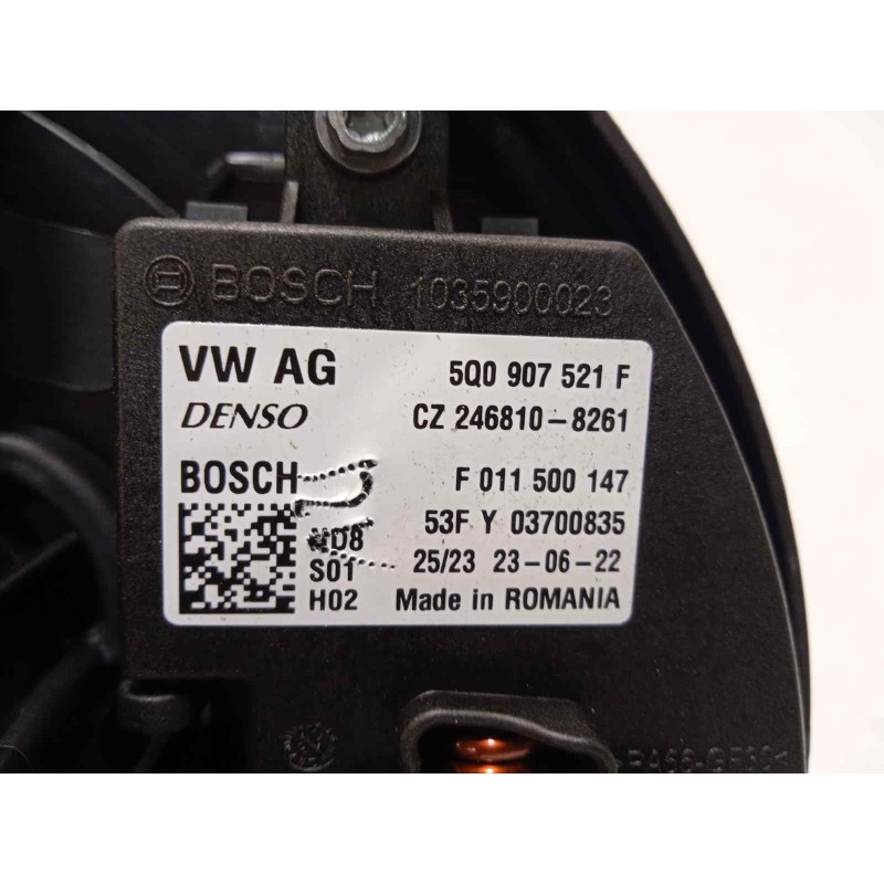 Recambio de motor calefaccion para volkswagen arteon (3h8) 2.0 ltr tfsi referencia OEM IAM 5WB819021  5Q0907521F