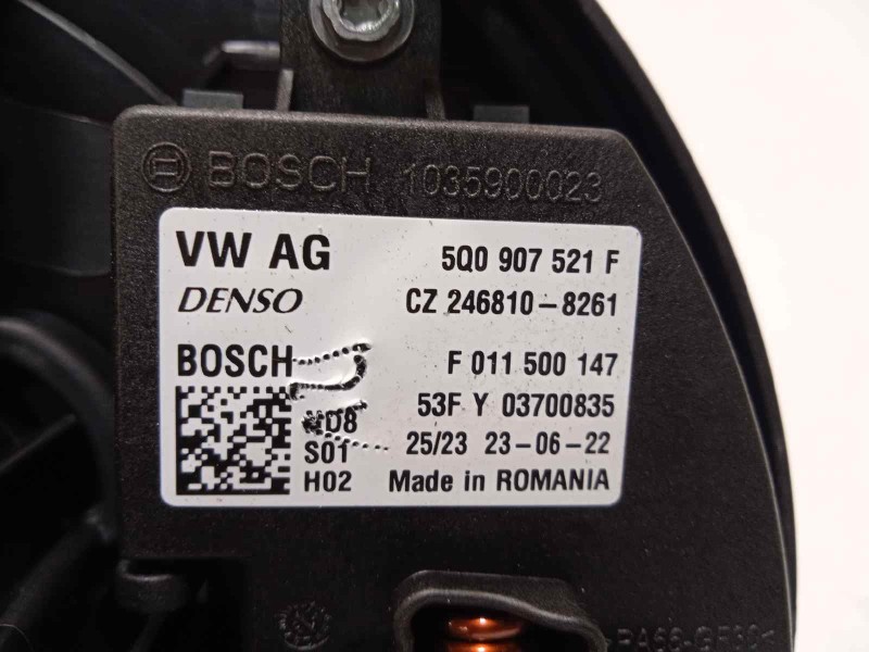Recambio de motor calefaccion para volkswagen arteon (3h8) 2.0 ltr tfsi referencia OEM IAM 5WB819021  5Q0907521F