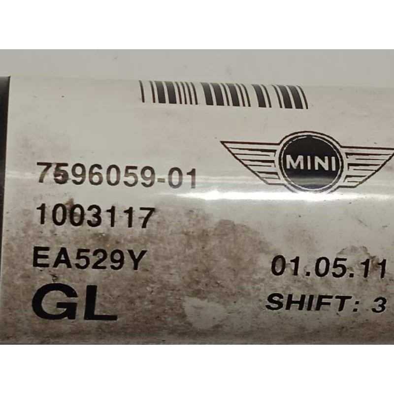 Recambio de transmision delantera izquierda para mini mini (r56) cooper d referencia OEM IAM 7596059  31607596059