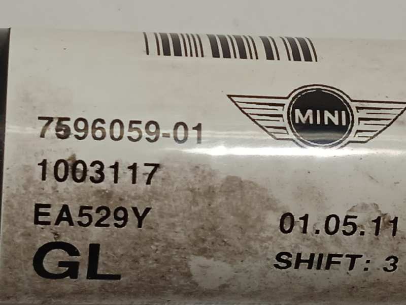 Recambio de transmision delantera izquierda para mini mini (r56) cooper d referencia OEM IAM 7596059  31607596059