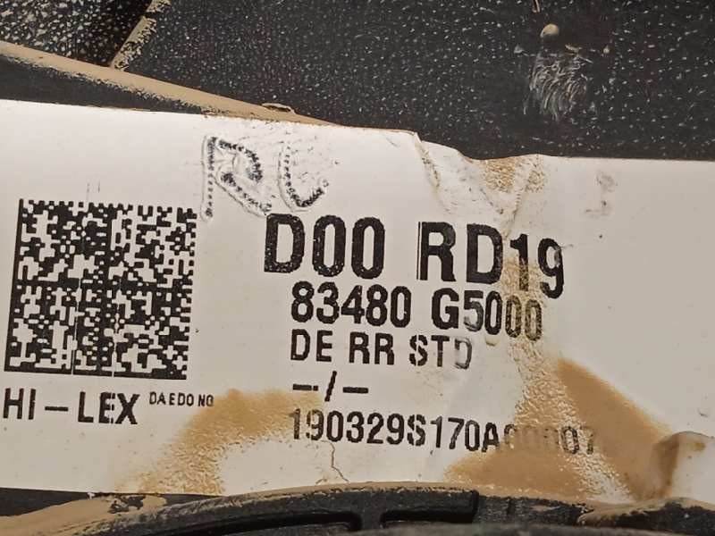 Recambio de elevalunas trasero derecho para kia niro referencia OEM IAM 83480G5000  83460G5000