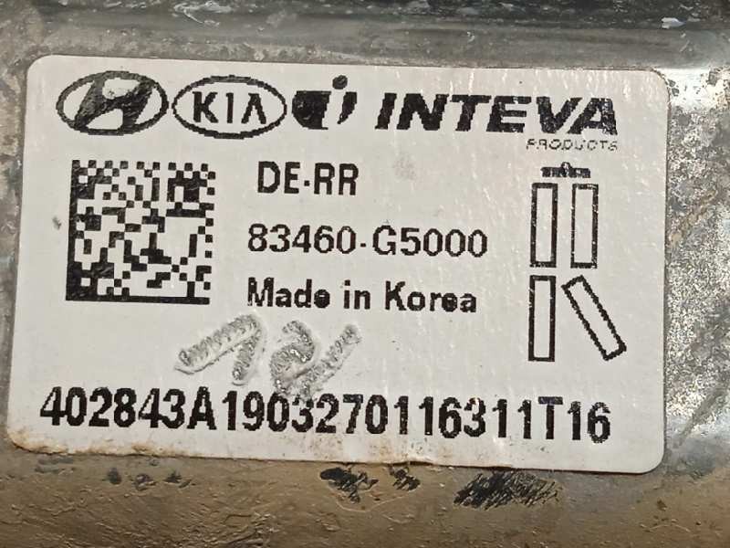Recambio de elevalunas trasero derecho para kia niro referencia OEM IAM 83480G5000  83460G5000