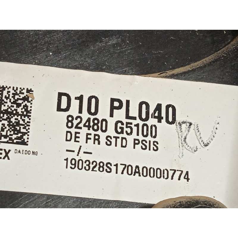 Recambio de elevalunas delantero derecho para kia niro referencia OEM IAM 82480G5100  82460G5000