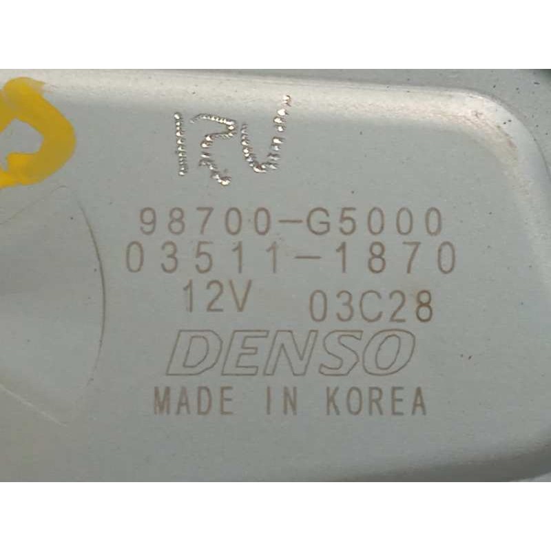 Recambio de motor limpia trasero para kia niro referencia OEM IAM 98700G5000  