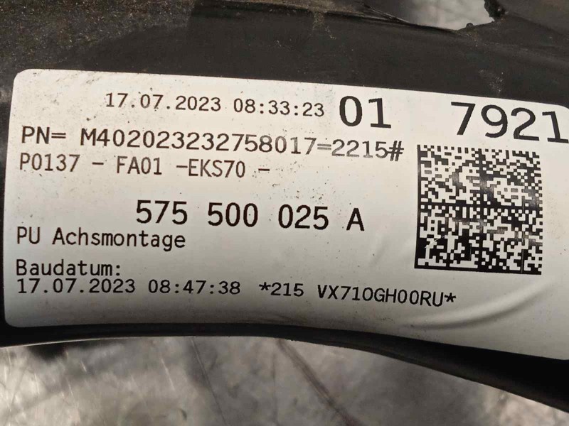 Recambio de puente trasero para volkswagen arteon (3h8) 2.0 ltr tfsi referencia OEM IAM 3Q0505235AH  