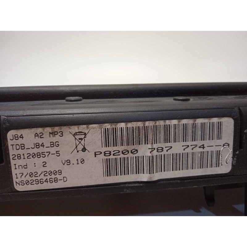 Recambio de cuadro instrumentos para renault scenic ii authentique referencia OEM IAM 8200787774  