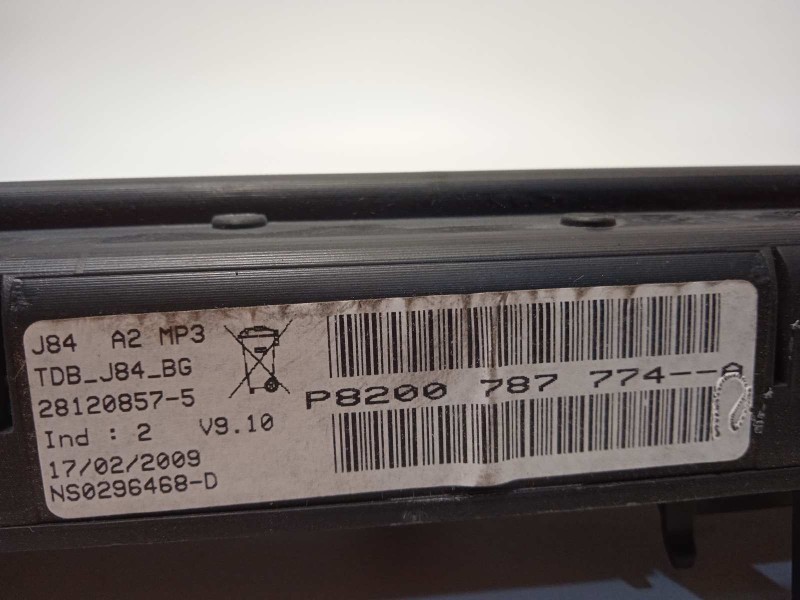 Recambio de cuadro instrumentos para renault scenic ii authentique referencia OEM IAM 8200787774  