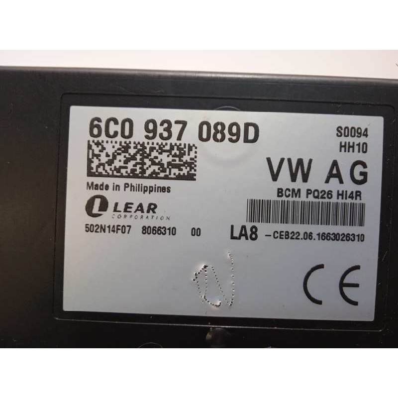 Recambio de centralita confort para seat ibiza (6p1) style referencia OEM IAM 6C0937089D  