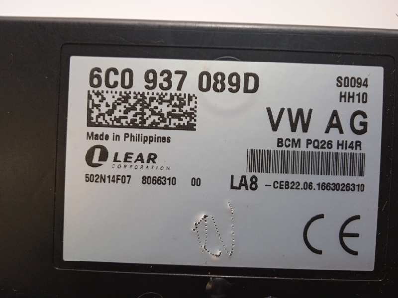 Recambio de centralita confort para seat ibiza (6p1) style referencia OEM IAM 6C0937089D  