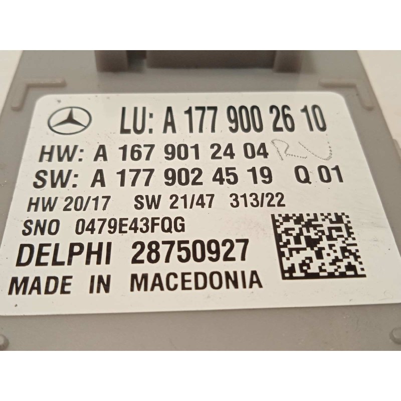 Recambio de centralita luces para mercedes-benz clase glc coupe (bm 253)(6.2016) referencia OEM IAM A1779002610  28750927