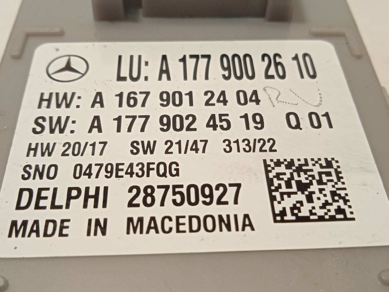 Recambio de centralita luces para mercedes-benz clase glc coupe (bm 253)(6.2016) referencia OEM IAM A1779002610  28750927