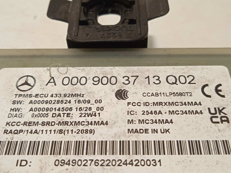 Recambio de modulo electronico para mercedes-benz clase glc coupe (bm 253)(6.2016) referencia OEM IAM A0009003713  