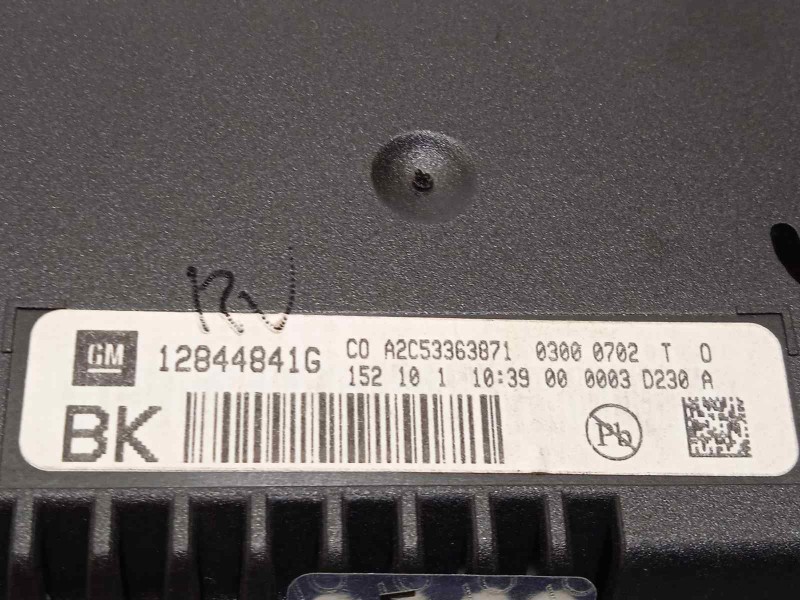 Recambio de pantalla multifuncion para opel insignia berlina edition referencia OEM IAM 12844841G  A2C53363871