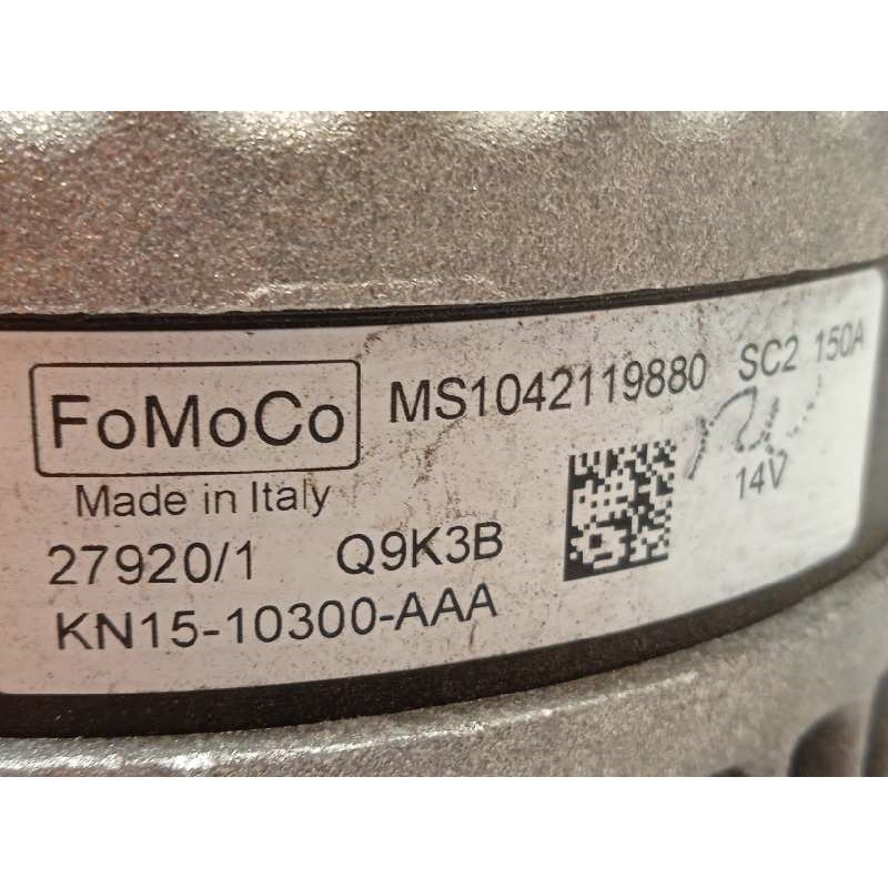 Recambio de alternador para ford fiesta (ce1) trend referencia OEM IAM KN1510300AAA 2077261 MS1042119880