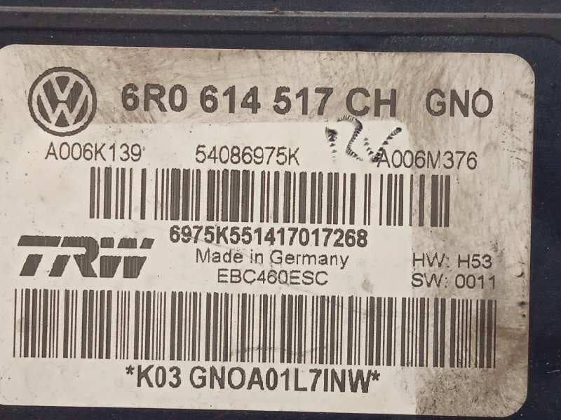 Recambio de abs para skoda rapid active referencia OEM IAM 6R0614517CH A006K139 54086975K
