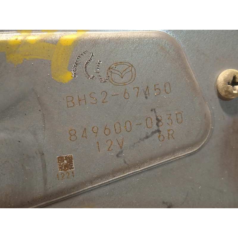 Recambio de motor limpia trasero para mazda 3 lim. () 2.0 cat referencia OEM IAM BHS267450  8496000830